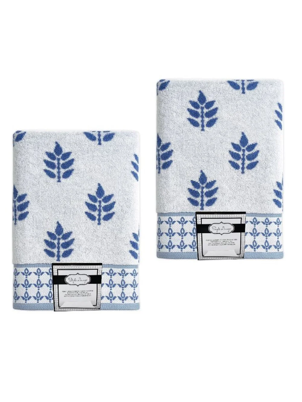 2 brand new Style Lounge 100% Cotton 27x54